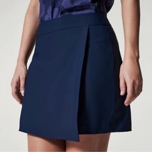 Spanx Midnight Navy Sunshine Skort with UPF 50 Sun Protection Size Medium